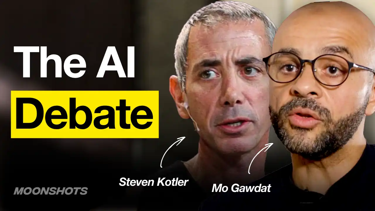 EP #177 AI Experts Debate: Overhyped or Underhyped? (Opposite Opinions) Mo Gawdat & Steven Kotler